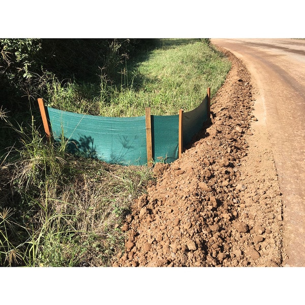 Silt Fence Erosion Control | 850mm Silt Fence | Ecospill | SF100 | Soil erosion control | sediment control | embankment support | site run off control | control erosion | Brisbane Sydney Melbourne Pe